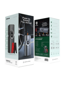 Green Lion Portable Jump Starter with Air Pump