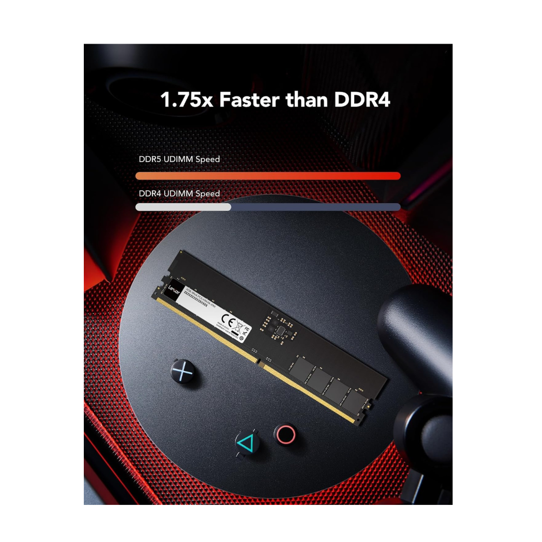 Lexar 16GB DDR5-5600 Desktop RAM Memory UDIMM - Image 2