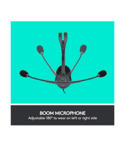 Alternative view of Logitech H111 On-Ear Headset-3.5mm Audio Jack