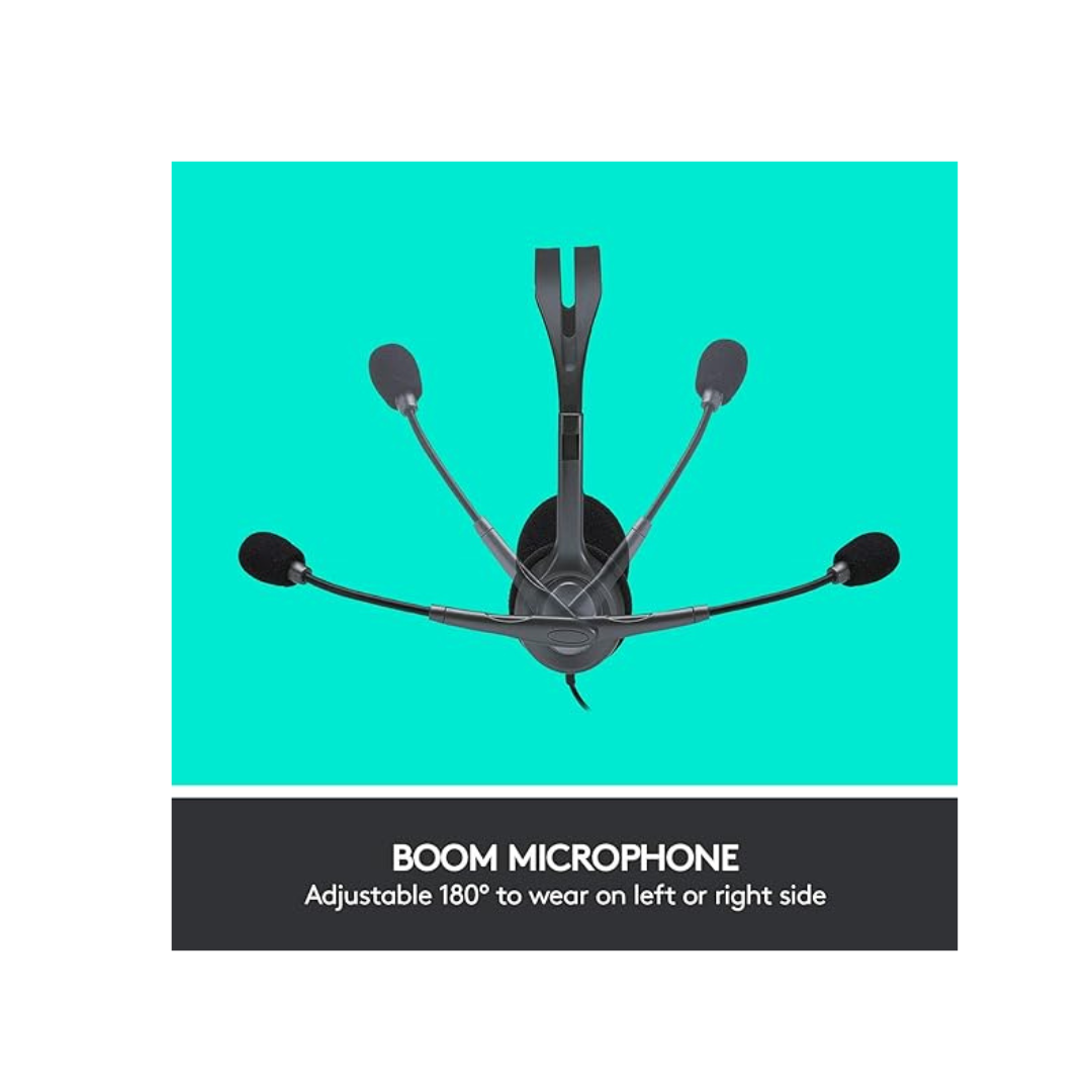 Logitech H111 On-Ear Headset-3.5mm Audio Jack - Image 2
