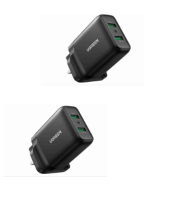 Alternative view of UGREEN CD161 USB Fast Charger UK Black (UG- 70164)