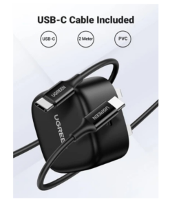 Alternative view of UGREEN CD250 fast Charger USB-C 25W PD With C-C 2M Cable-UG-50577