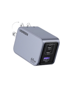 UGREEN Nexode Pro 65W 3-Port GaN Fast Charger UK Grey+1.5M 65W Cable – UG-25872(X755)