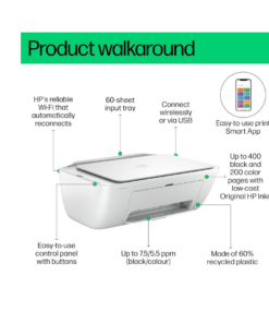 Alternative view of HP DeskJet 2875 Printer-WIFI Ink Advantage All-in-One-